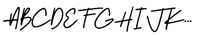 MC Osteno Font UPPERCASE