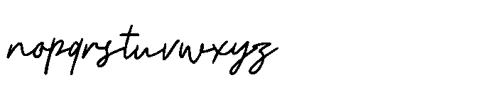 MC Osteno Font LOWERCASE
