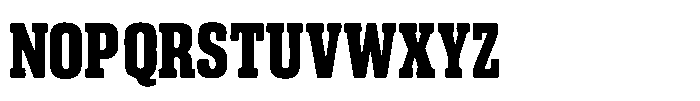 MC Peliod Course Font UPPERCASE