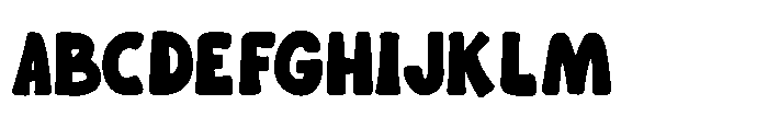 MC Poow Geudy Font UPPERCASE