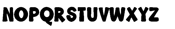 MC Poow Geudy Font UPPERCASE