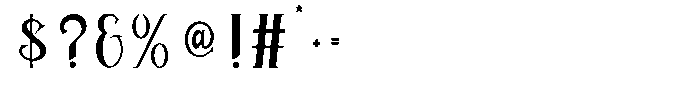 MC Qlastroy Font OTHER CHARS