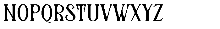 MC Qlastroy Font UPPERCASE