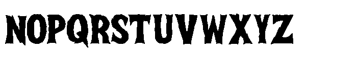 MC Reilsow Meltica Font UPPERCASE
