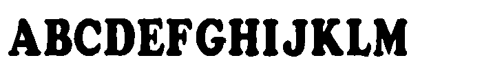 MC Reity Cegohe Font UPPERCASE