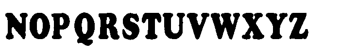 MC Reity Cegohe Font UPPERCASE