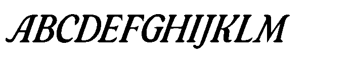 MC Restion Cafferia Font UPPERCASE
