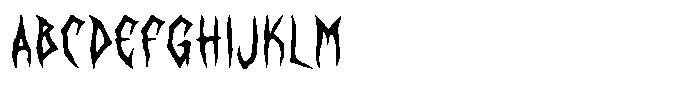MC Rezox Futorr Font UPPERCASE