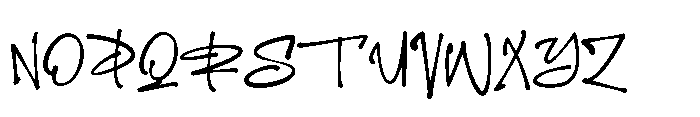 MC Rony Tegon Font UPPERCASE