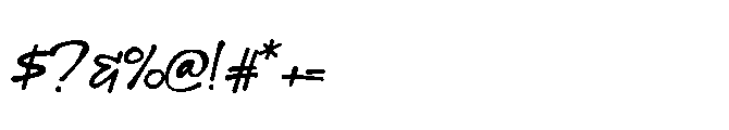MC Rossaly Font OTHER CHARS