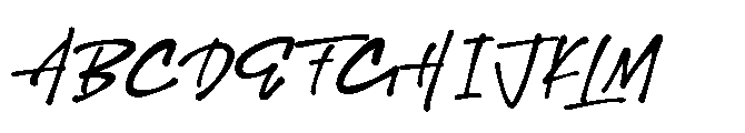 MC Rossaly Font UPPERCASE