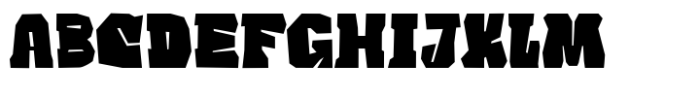 MC Rostum Font UPPERCASE