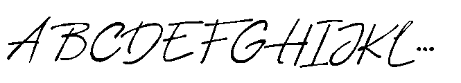 MC Sartyan Canish Font UPPERCASE