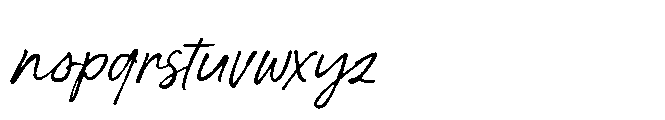 MC Sartyan Canish Font LOWERCASE
