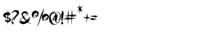 MC Scremo Gladios Font OTHER CHARS