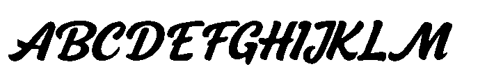 MC Segalecy Segalecy Script Regular Font UPPERCASE