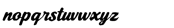 MC Segalecy Segalecy Script Regular Font LOWERCASE
