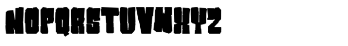 MC Stone Skin Font UPPERCASE