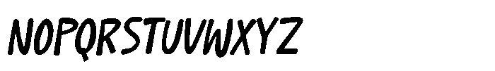 MC Sumrez Font UPPERCASE