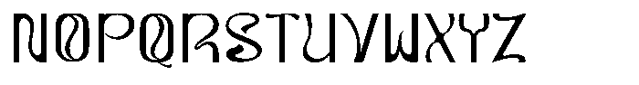 MC Sunomresub Font UPPERCASE