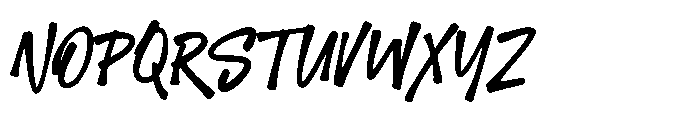 MC Thiger Feron Font UPPERCASE
