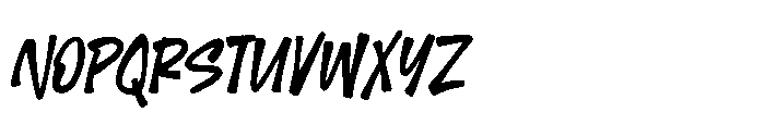 MC Thiger Feron Font LOWERCASE