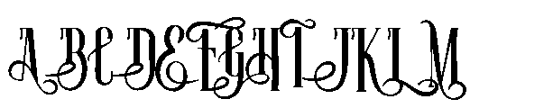 MC Torkias Jole Font UPPERCASE