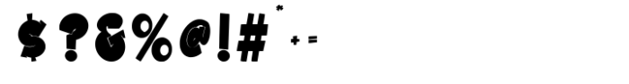 MC Truzzty Font OTHER CHARS