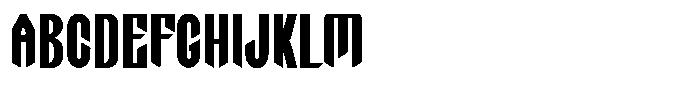 MC Tsagaru Font UPPERCASE