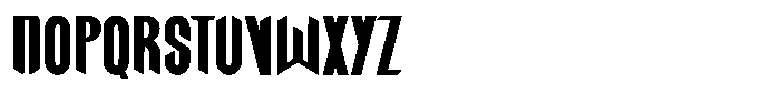 MC Tsagaru Font UPPERCASE