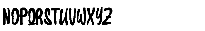 MC Tukah Melasick Font LOWERCASE