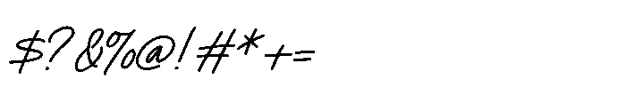 MC Vell Racaty Signature Vell Racaty Signature Regular Font OTHER CHARS