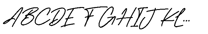 MC Vell Racaty Signature Vell Racaty Signature Regular Font UPPERCASE