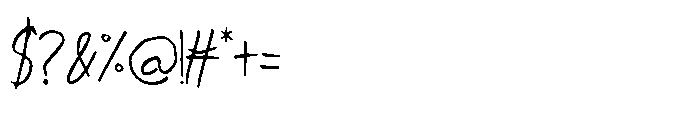 MC Xanstor Font OTHER CHARS