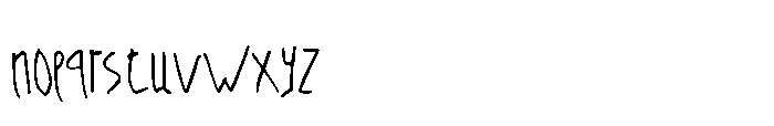 MC Xanstor Font LOWERCASE