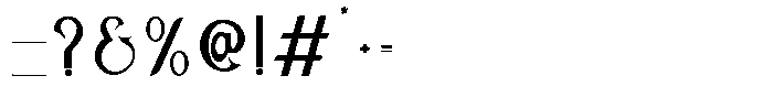 MC Zeroha Font OTHER CHARS