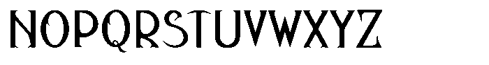 MC Zeroha Font UPPERCASE