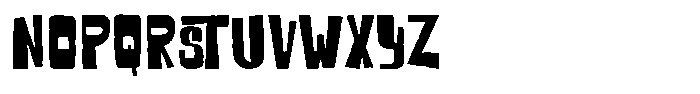 MC Zombreak Font UPPERCASE