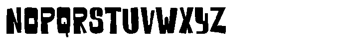MC Zombreak Font LOWERCASE