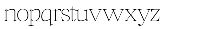 Mckins Thin Font LOWERCASE