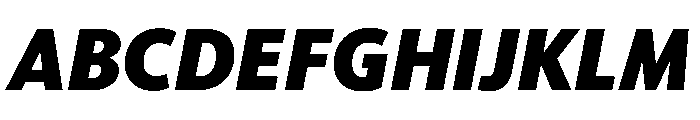 McClatchy Sans Black Italic Font UPPERCASE