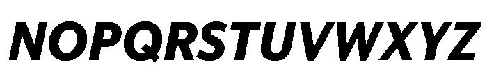 McClatchy Sans Bold Italic Font UPPERCASE