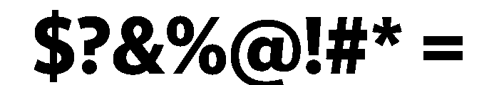 McClatchy Sans Bold Font OTHER CHARS