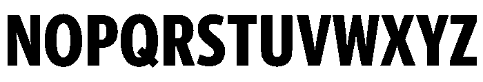 McClatchy Sans Condensed Bold Font UPPERCASE