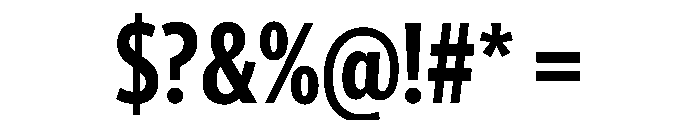 McClatchy Sans Condensed Demi Font OTHER CHARS