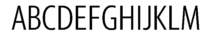 McClatchy Sans Condensed Light Font UPPERCASE