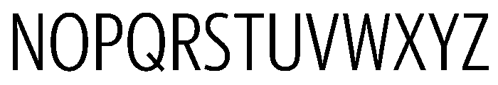 McClatchy Sans Condensed Light Font UPPERCASE