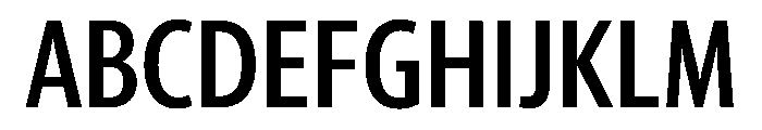 McClatchy Sans Condensed Medium Font UPPERCASE