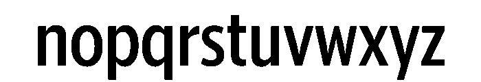 McClatchy Sans Condensed Medium Font LOWERCASE