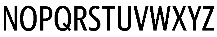 McClatchy Sans Condensed Regular Font UPPERCASE